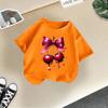 Children's Casual Short-sleeved T-shirt - Summer Girl's Cute Cherry T-shirt