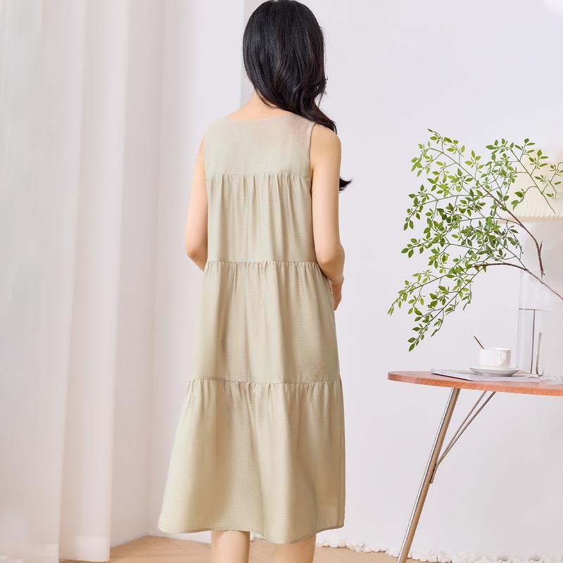 100% Pure Silk Mulberry Silk Summer Dress