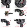 YEAHRUN Steel Front Rear CVD Drive Shafts Steering Portal Axle Stub for 1/18 RC Crawler Car Axial Capra 2WD UTB18 Accessories