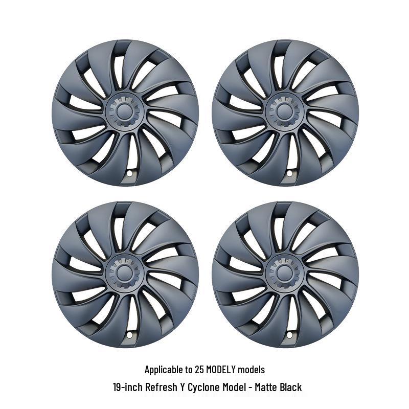 2025-2026 Tesla Model Y Juniper Wheel Hub Protector Cover, 19-20 Inch, Full Coverage