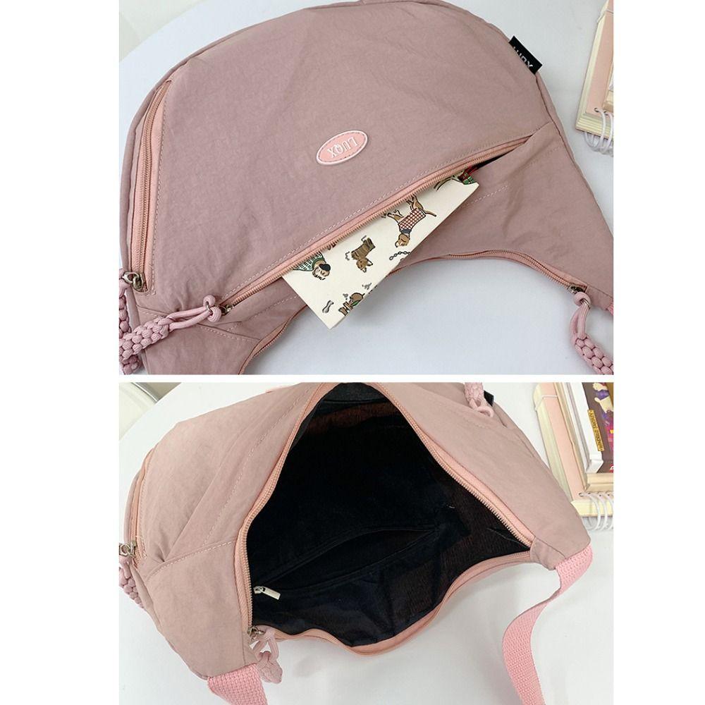 Handbag Nylon Shoulder Bag Lightweight Dumpling Bag Sweet Oxford Cloth Crossbody Bag  Travel