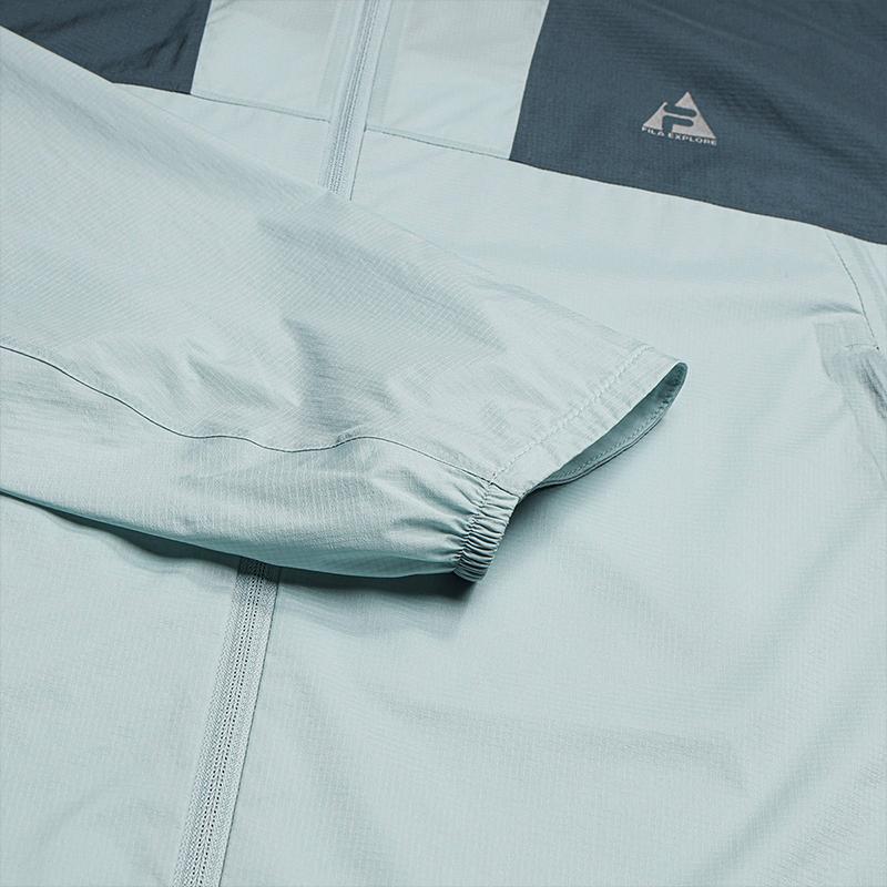 Fila Исследуйте ветрозащитную дышащую куртку с капюшоном и длинным рукавом для мужчин куртки A11M637701FLB