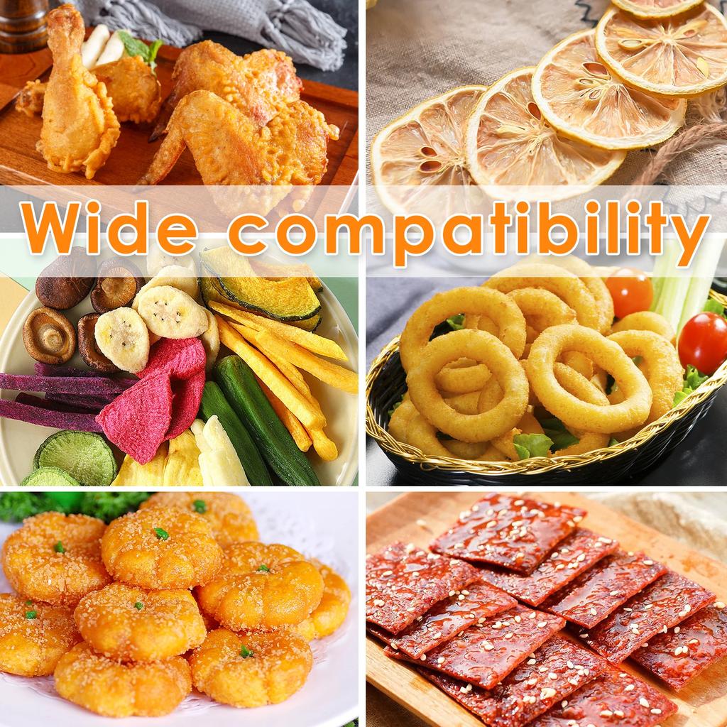 2 шт. Квадратная решетка для аэрофритюрницы 8 дюймов из нержавеющей стали, решетка для дегидратора, штабелируемые решетки для аэрофритюрницы, термостойкие квадратные решетки, воздух