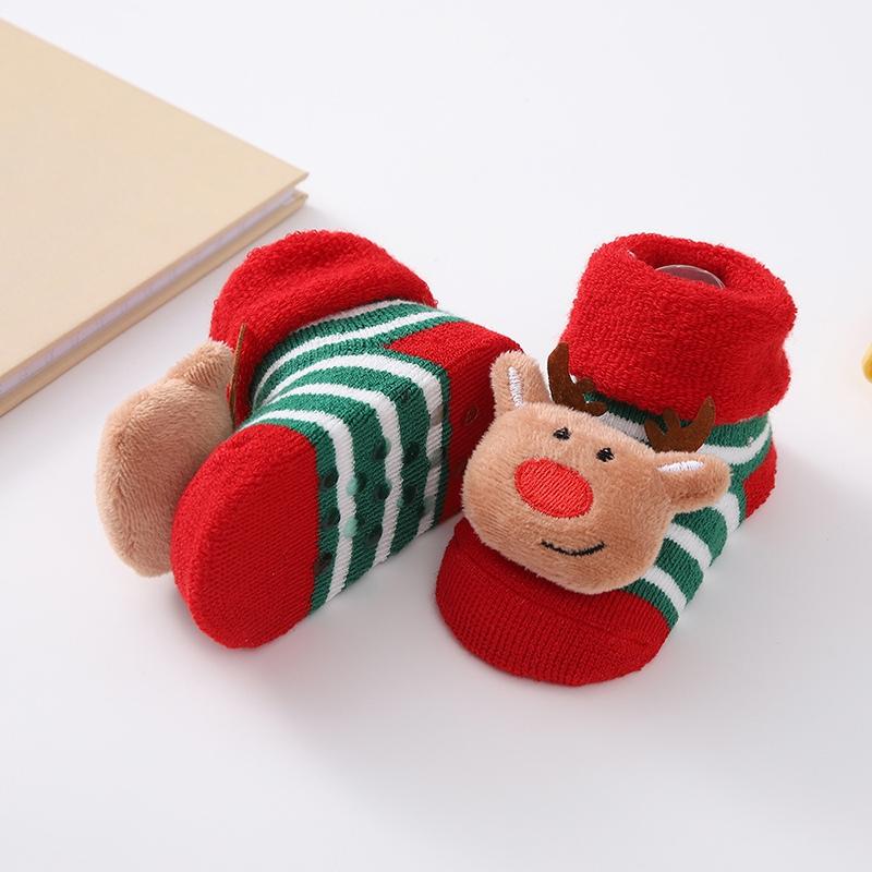 Baby Socks Cute Plush Cartoon Decoration Non-skid Socks