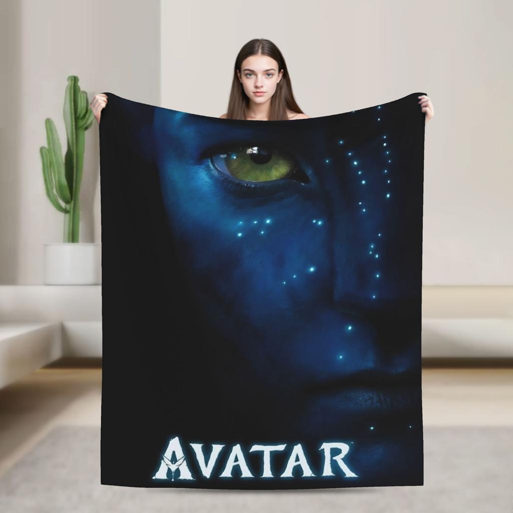 Films Avatar Blanket Soft Warm Print Plush Throw Blanket For Boy Girl Outdoor Flannel Bedspread Bed Cover