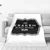 Пледы Kraken Rum Портативный флисовый плед для дивана, кровати, офиса, покрывало, одеяло