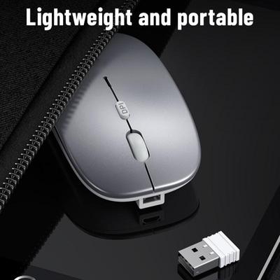 Бесшумная мышь USB Белая мышь USB 2.4g Беспроводная Бесшумная Батарея Модели Беспроводная мышь Bluetooth Игровая клавиатура Мышь Поддержка