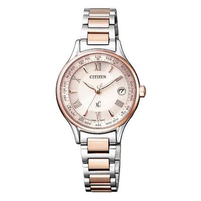 EC1165-51W ( Часы xC Eco-Drive радиоуправляемые H246 Titania Line Happy Flight Bloom Design Eternal Platinum/Sakura Pink)