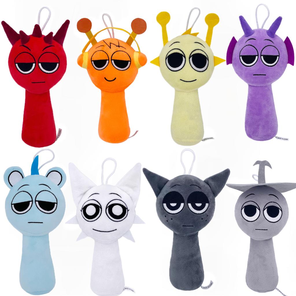 Мягкие игрушки Sprunki Мягкая кукла Sprunki Игровая мультяшная подушка Sprunki Детские подарки на день рождения Чучела Рождественский подарок