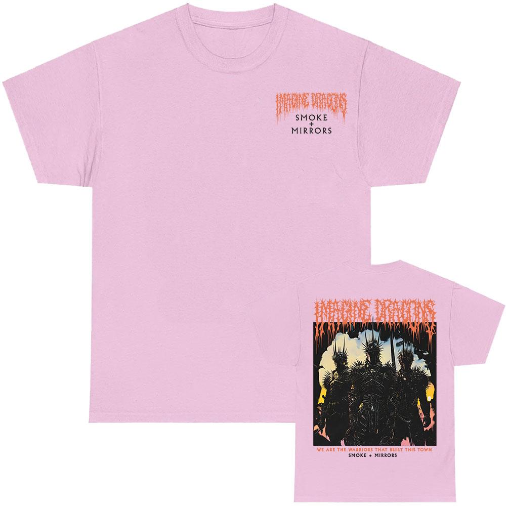 Cotton Tees Reflections From The Vault of Smoke + Mirrors Album 2025 Tshirts Imagine Dragons Graphic Print T-shirt Mens T Shirt