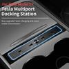 For Tesla Model 3 Y Docking Station Extension Converter Intelligent USB Hub Center Console Adapter Quick Charger Car Accessories