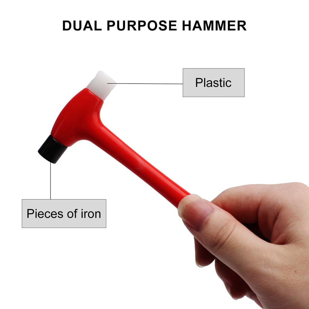 Red Watch Hammer Watch Band Bracelet Repair Remover Tool Hammer Diy For Watchmaker Meter Repair Accessories Tools