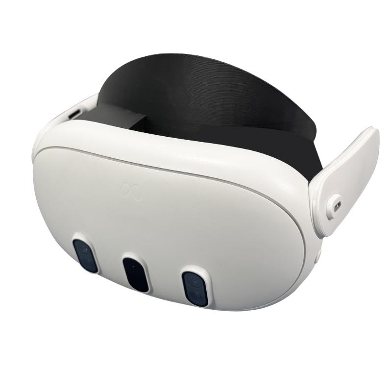 Дышащая накладка на лицо из ПУ-кожи для 3 VR-гарнитур, регулируемый комфорт, 3D-печатная рама, улучшенная вентиляция