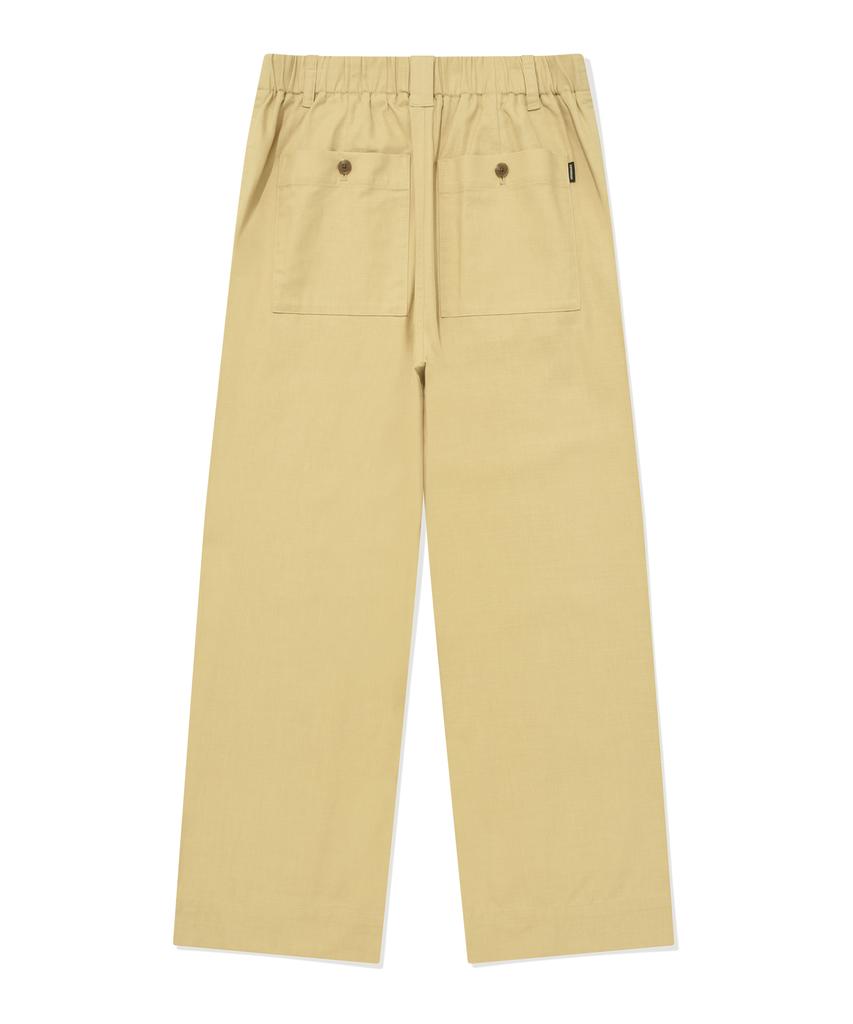 COVERNAT Covernat X Bomarket Cotton Wide Pants Yellow