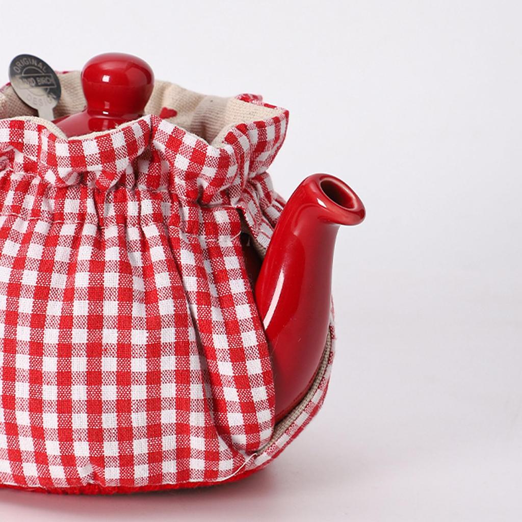 Креативная грелка для чайника, пылезащитный чехол для чайника, грелка для завтрака, чехол для чайника, утепленный и теплый, лоскутное одеяло для чайника для домашнего кухонного стола