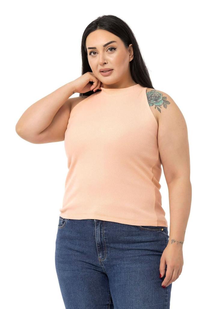 Женский стиль, большой размер, боди, большие размеры, воротник с лямкой на шее, полуводолазка, ребристая камзол, зеленое боди