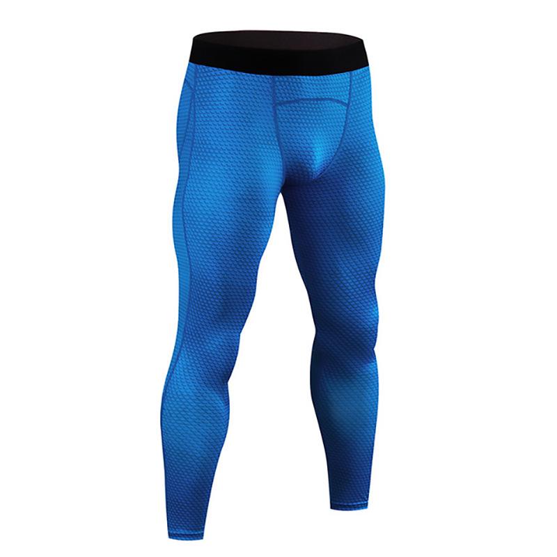 Men's Summer High Elasticity Fitness Leggings - Breathable, Quick-Drying Compression Running & Training Base Layer Pants