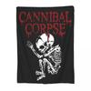 Cannibal Corpse Металлический Мерч Одеяла Фланелевое Осень_Зима Покрывало на Кровать Расслабление Ультрамягкое для Дивана Постельное Белье Пледы#