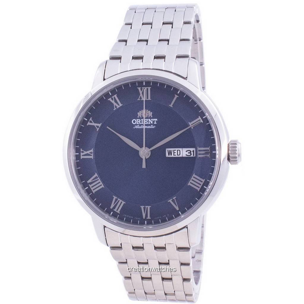 Восстановленные мужские часы Orient Classic с синим циферблатом, автоматические, RA-AA0A03L0BD, 100M