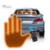 Автомобильный задний фонарь с жестами, светодиодный индикатор с дистанционным управлением, простая установка, знак на заднем стекле, автомобильный индикатор с питанием от аккумулятора, автомобильный гаджет для развлечения, безопасности