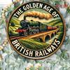 Винтажная металлическая табличка British Railways 8x8 дюймов Настенное искусство с паровозом Декор для поезда