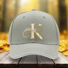 New Unisex Adjustable Baseball Cap With Golden K Letter Print For Outdoor Casual Sports Daily Wear