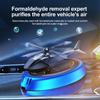Солнечный Ароматизатор для Автомобиля Вертолет на Солнечной Энергии Вращающийся Пропеллер Аромадиффузор Декор Салона Автомобиля Ароматерапия