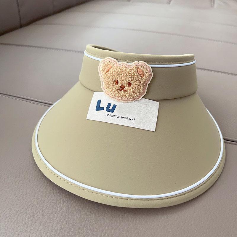 Летний солнцезащитный козырек-шляпа для девочек: Круглая и стильная детская шляпа от солнца