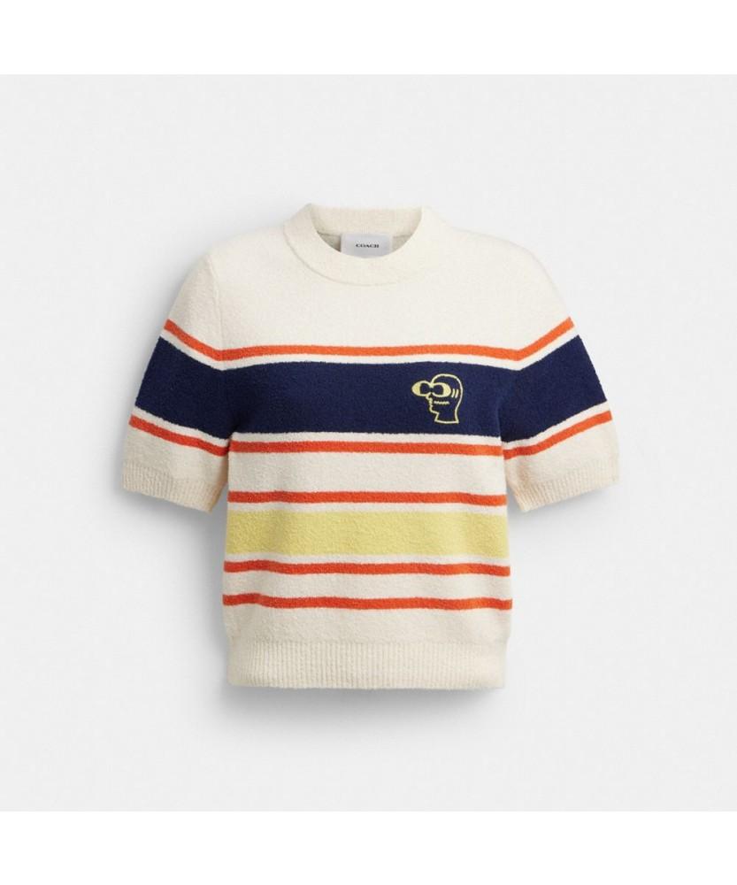 Kochi X Brain Dead Striped Knit Top Cdy72 Cu3