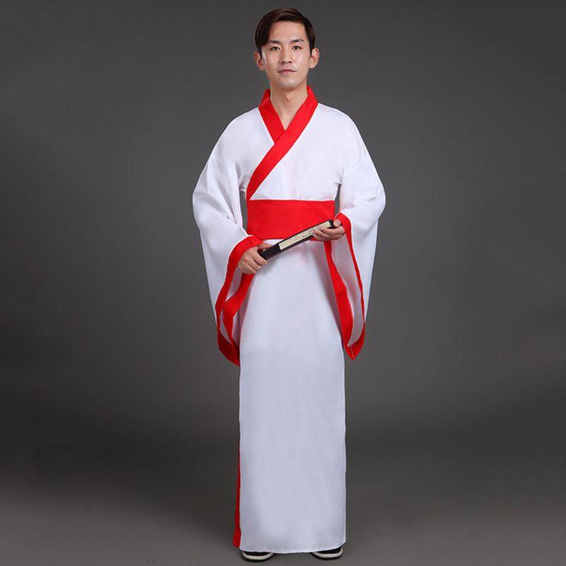 Изысканный традиционный китайский костюм ханьфу для мужчин с идеальными швами