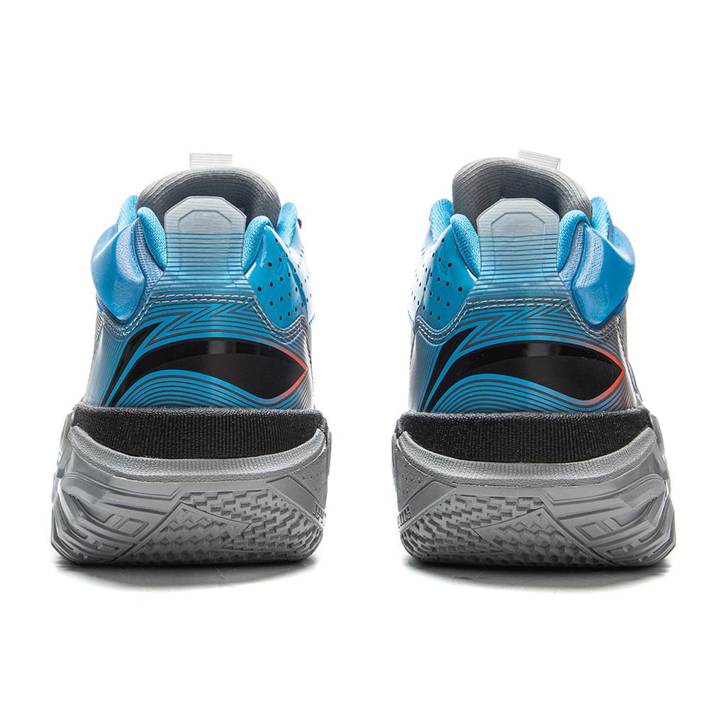 Баскетбольные кроссовки Li Ning Jiao Ao 2 High Мужские кроссовки Серо-акулий Черный ABFU047-5