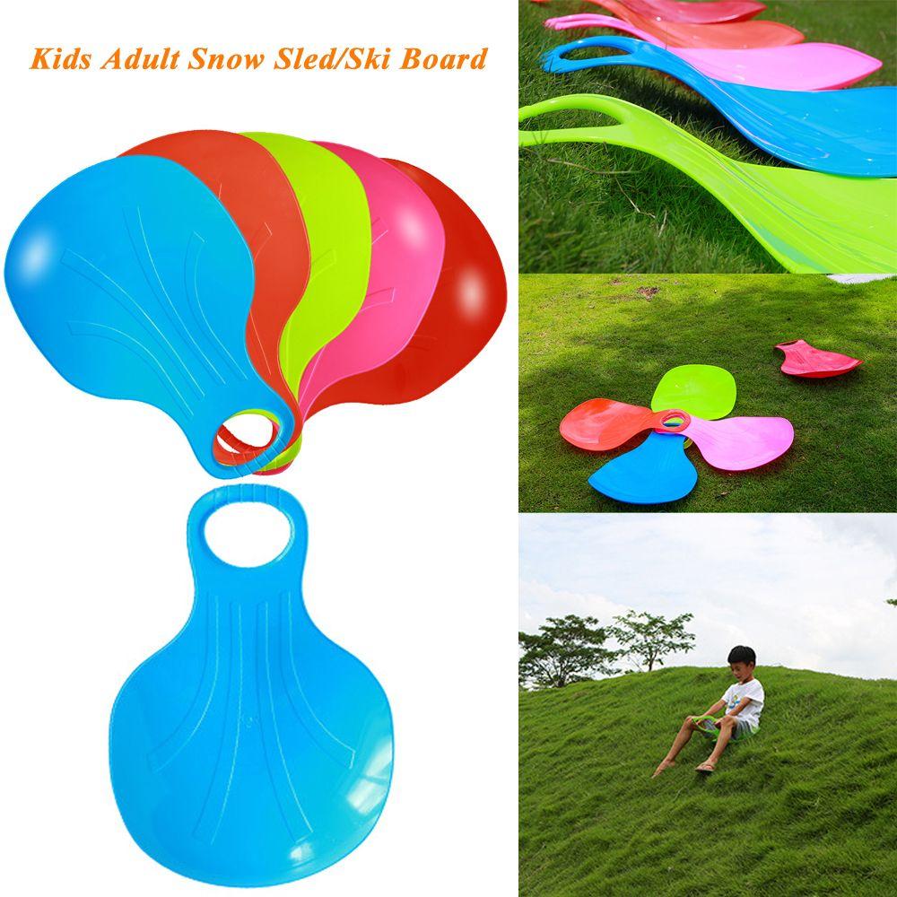 Grass Outdoor Thicken Sand Slider Ski Board Snow Sled Sleigh Snow Luge