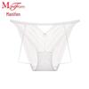 Maniform Women's Low-Rise High-Cut Lace Seamless Panties