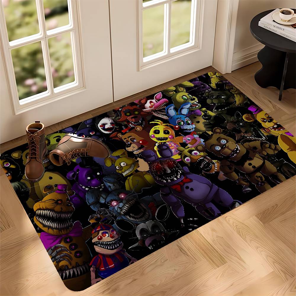 Fnaf Five-nights-At-Freddys Коврики для комнаты Моющиеся Нескользящие Коврик для гостиной Зоны дивана и кресел Кухня Alfombra