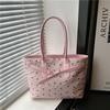 Y2k Bow Shoulder Bag Versatile Commuting Bag Trendy Women Tote Bag  Female