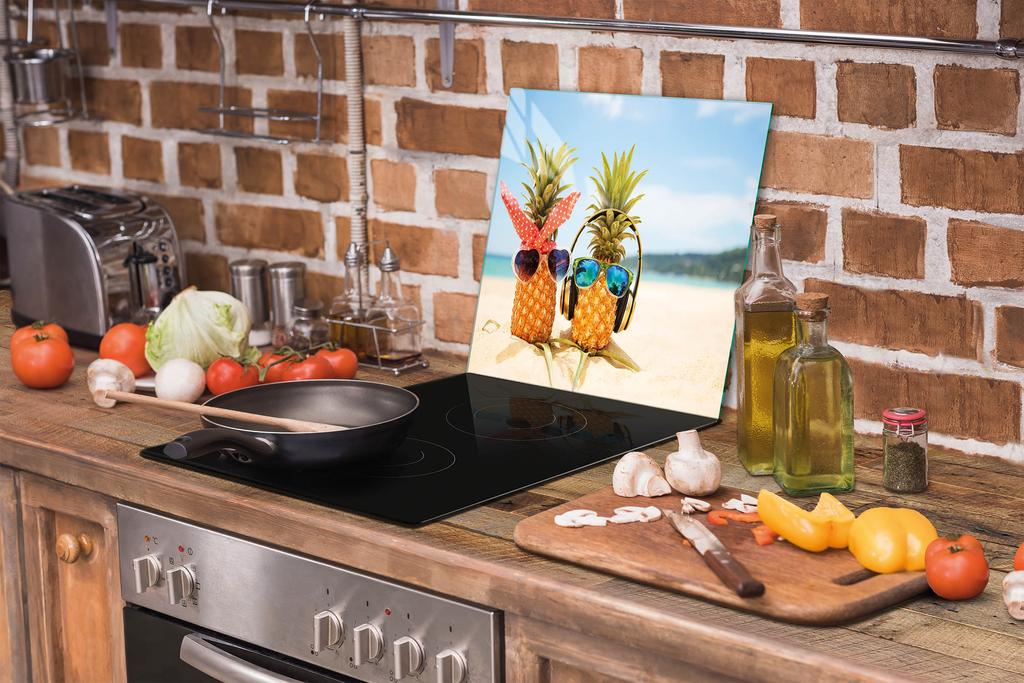 SZKLANA DESKA DO KROJENIA 52x40 ANANAS