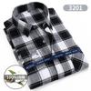 100% Pure Cotton Flannel Soft Regular-fit Long Sleeve Brushed Shirt Single Pocket Comfortable Casual Thick Plaid Shirts S-11XL