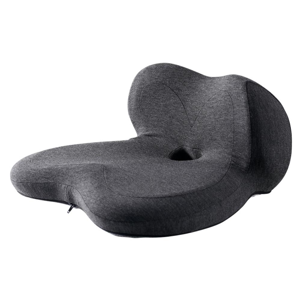 Seat Cushion Memory Foam Ergonomics Lumbar Cushion Car Seat Back Pillow Home Office Bolster Washable Nnon-Slip For Men Women