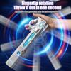 1 Set Children Colorful Glowing Sword Toys 2-In-1 Rotating Decompression Props Telescopic Music Laser Sword Kids Adult Toy