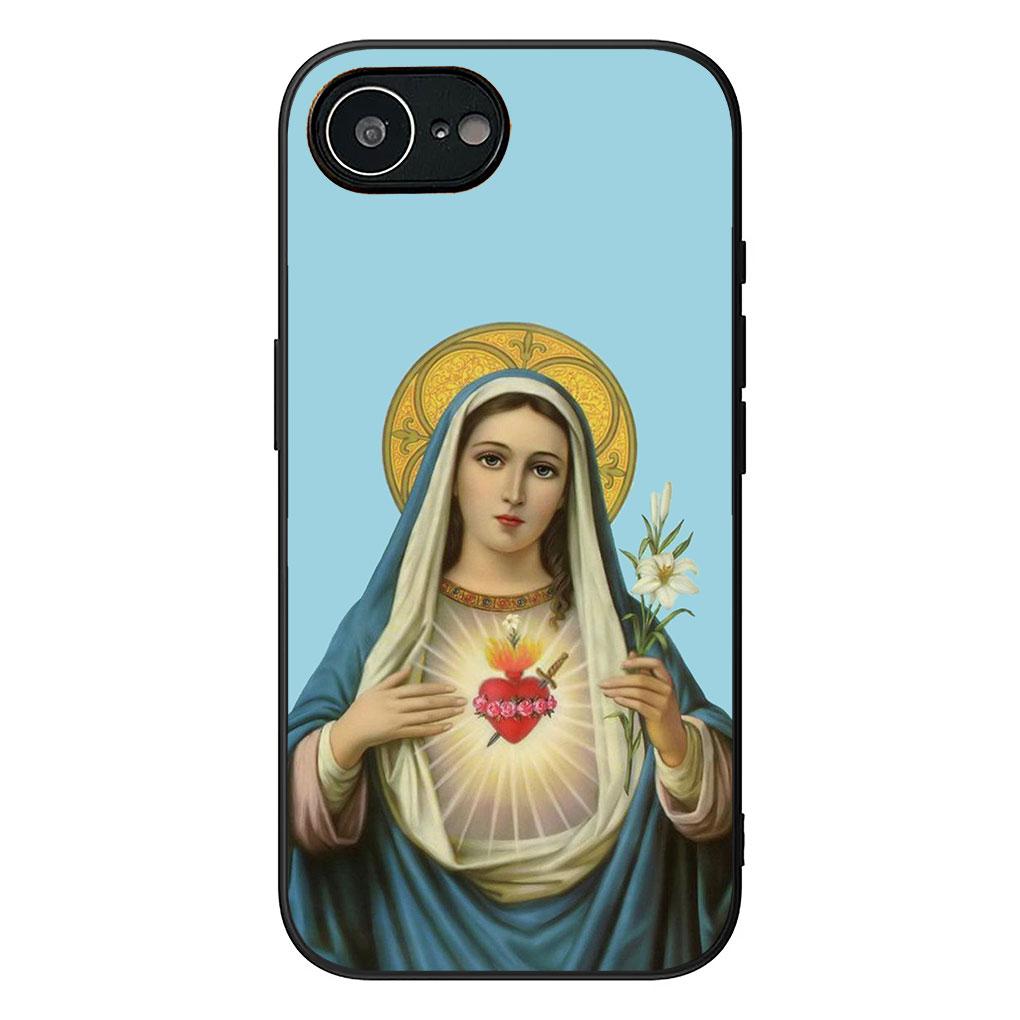 Phone Cover for Apple iPhone 17 16 14 15 Pro Max Plus 15+ 16E XR ProMax Air 16+ Casing Flexible Case Virgen de Guadalupe