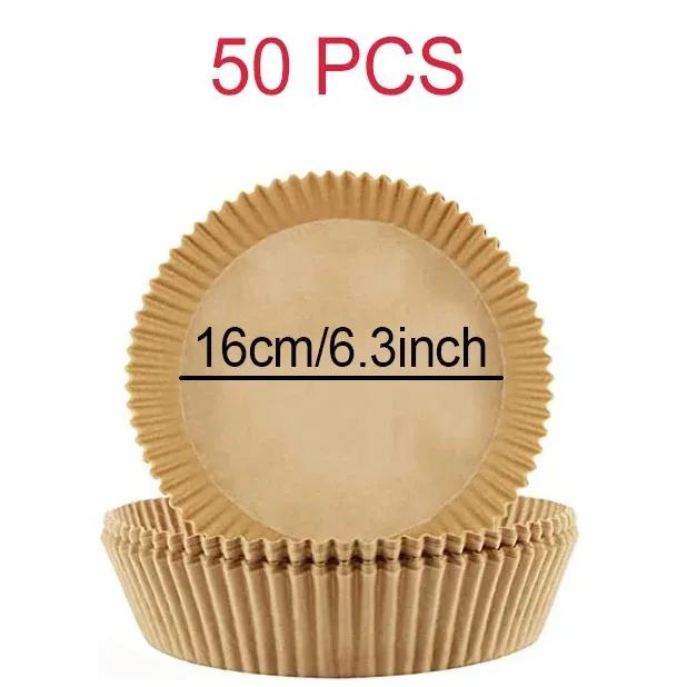 30/50 шт. принадлежности для выпечки, большие прочные квадратные и круглые принадлежности и инструменты для выпечки, кухонные принадлежности, аксессуары для фритюрницы