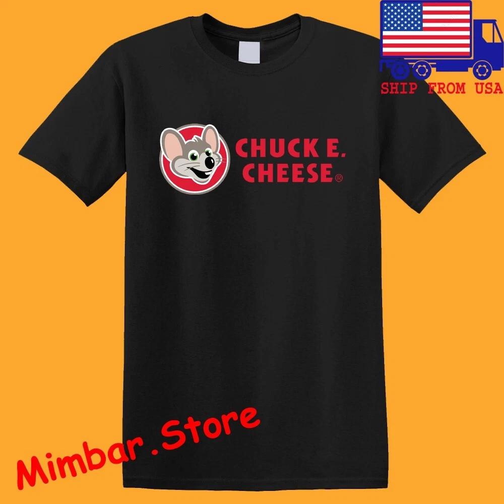 Chuck E. Cheese Restaurant Men's Black Size S-5XL