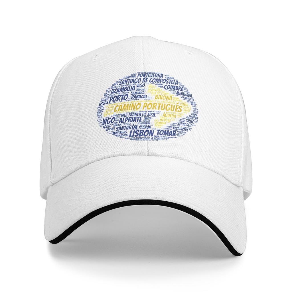 Unisex Women Buen Camino de Santiago Compostela Peregrino Sandwich Cap curved Baseball Caps Trucker Hat Adjustable Golf Hats
