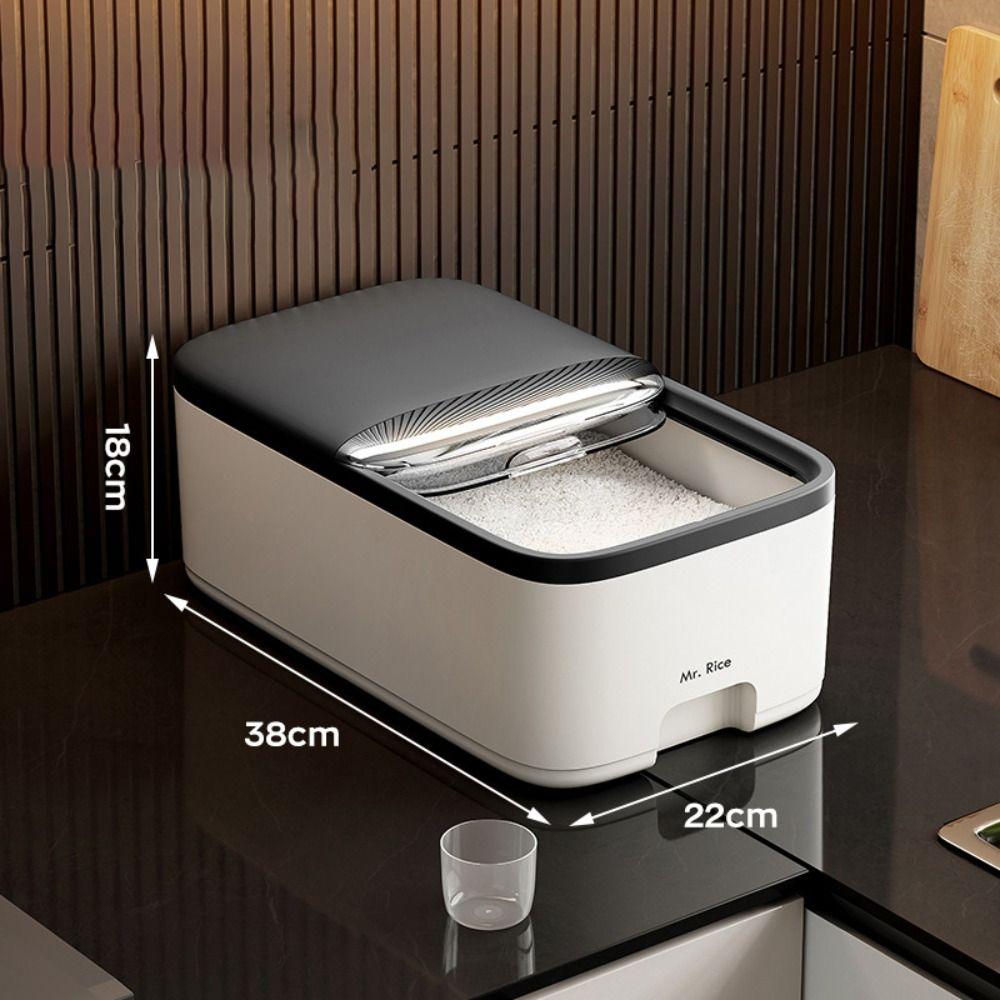 Запечатанная банка с защитой от насекомых, большой емкости, контейнер для зерна, кухонный ящик для хранения риса