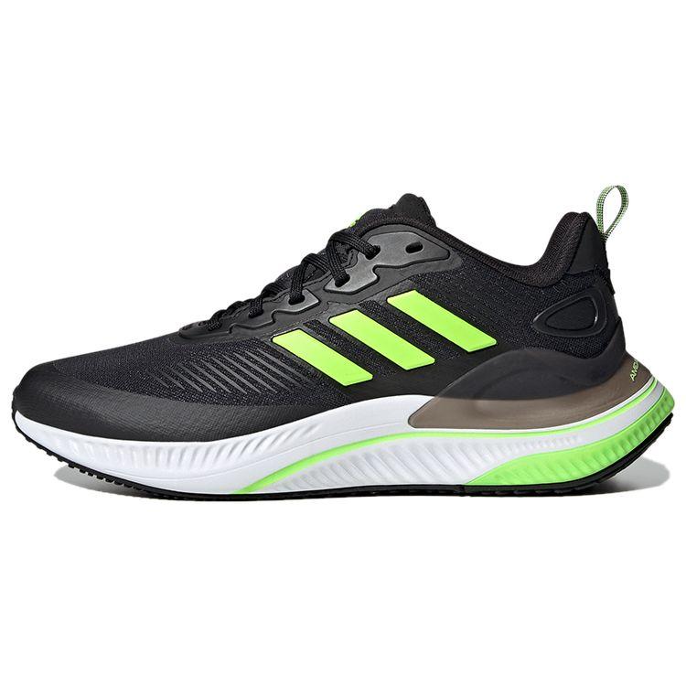 Adidas Alphamagma Comfortable Non-Slip Durable Low-Top Training Shoes Men Sneakers Black Green GV7921