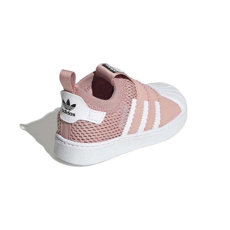 adidas Оригинальные SUPERSTAR 360 2.0 Удобные Устойчивые к истиранию Низкие детские кроссовки Розовые для младенцев и малышей GY3792