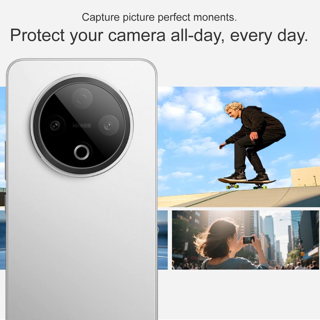 For Vivo Y500 5G China Glass IMAK High Definition Glass Lens Film Black Version