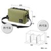HAKUBA Сумка для камеры Chululu Renew Внутренний чехол M Оливковый Устойчивая внутренняя сумка из переработанных материалов Чехол для камеры с ручкой и плечевым ремнем