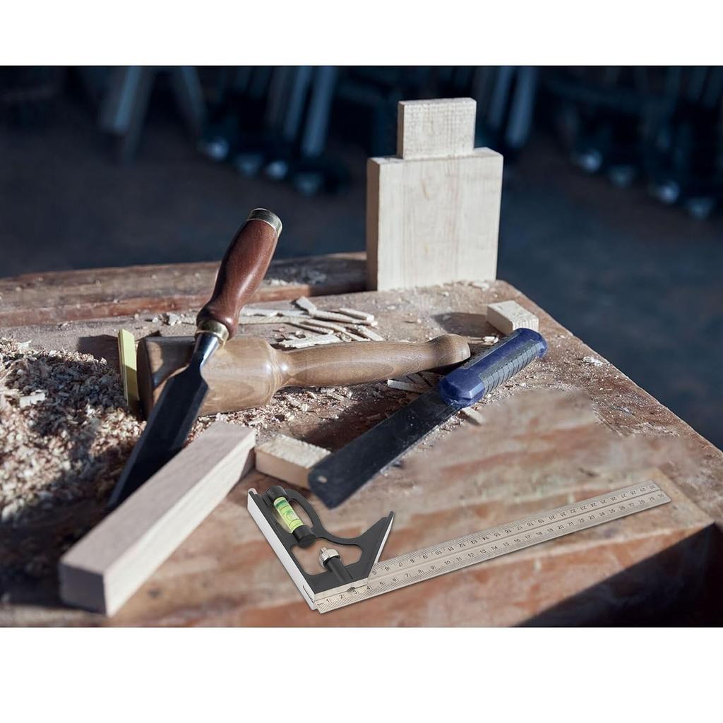 Комбинированный угольник 12 дюймов комбинированный угольник плотницкий угольник столярный измерительный инструмент линейка обрамление квадрат