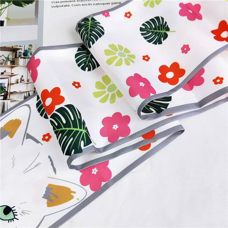 Small Scarf Women's Long Style Spring and Autumn Double-sided Decoration Versatile Winter Small Scarf Professional Scarf Long Scarf Accessory